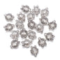 Electroplated Turtle Glass Beads 14X18mm Transparent Rainbow 20pcs 18