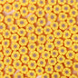 Tiny Daisy Flower Clay Beads 9mm Yellow Polymer 100pcs