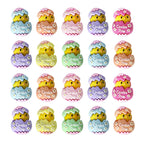 Silicone 3D Focal Beads Easter Chicken Hatching Egg Cracked Shell Top 20pcs 2