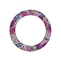 65mm Printed Silicone Rings Floral and Geometric Designs
