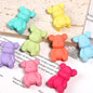 UV Finish Bear Acrylic Beads 23x33mm Pastel Cartoon 30pcs 5