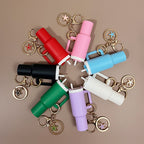 Mini Tumbler Keychain with Starfish Charm Plastic Beach Theme 2pcs 2