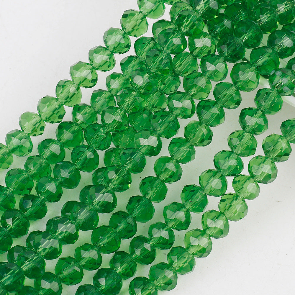 Transparent Faceted Glass Beads 10mm Colorful Mixed 136pcs 7