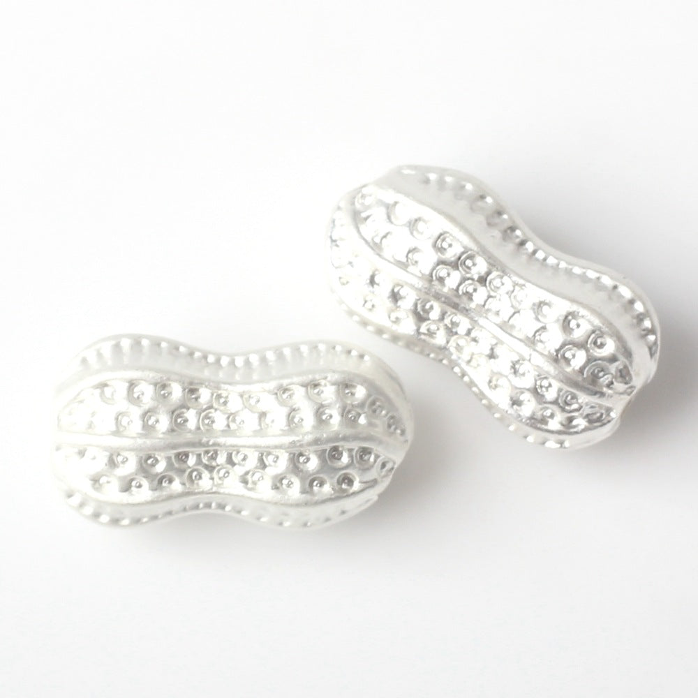Peanut Metal Beads 15mm Spray Painted Zinc Alloy 20pcs 10