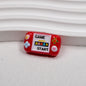 Printed Square Acrylic Beads 25mm Game Console Design 10pcs 8