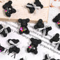 Cartoon Bear Acrylic Beads 17x24mm Pastel Colors 2pcs 11