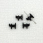 Cat Shaped Metal Beads 12mm Glossy Colorful Painted Alloy 20pcs 16