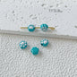 Cat Paw Metal Beads 11mm Glossy Enamel Painted Alloy 10pcs 16