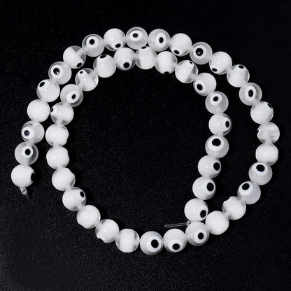 Lampwork Millefiori Evil Eye Glass Beads 4mm Antique Style 90pcs 9
