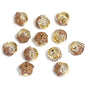 Pinecone Polymer Clay Rhinestone Beads 19mm Sparkling Pastel 10pcs 8