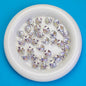Transparent Plating Bear Paw Acrylic Beads 16mm Iridescent 20pcs 9