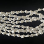 Imitation Baroque Pearl Acrylic Beads Irregular Shape ABS Plastic 100pcs 2