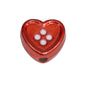 Plating Star and Heart Button Acrylic Beads 11mm Assorted Colors 50pcs 9