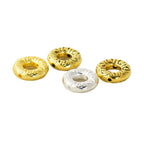 Ring Metal Beads 12mm Embossed Heaven And Earth Design 50pcs 2