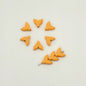 Mermaid Tail Metal Beads 10mm Pastel Painted Scales 20pcs 12