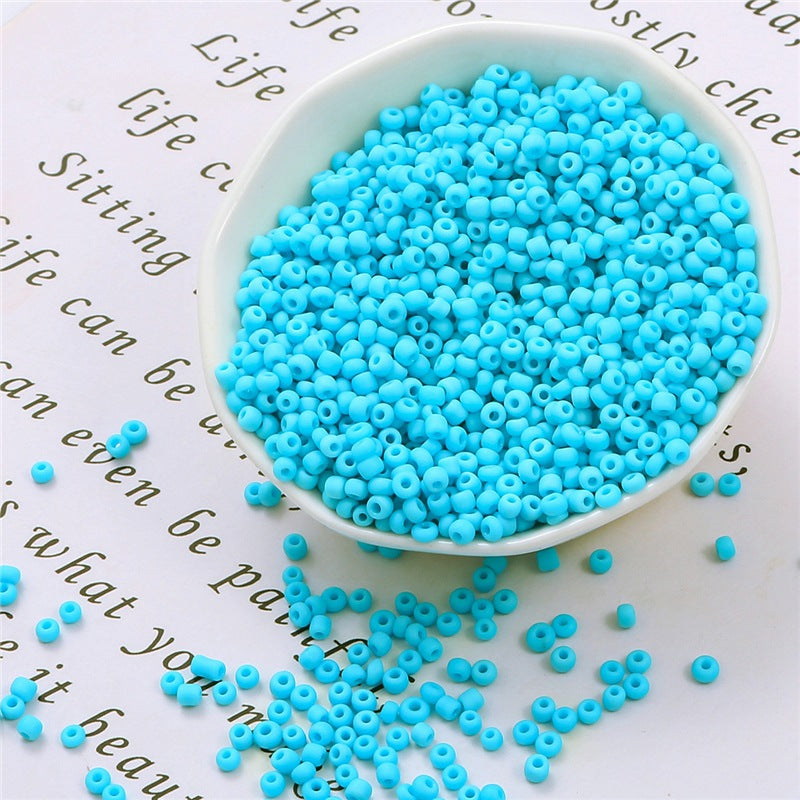 Frosted Seed Glass Beads 3mm Soft Matte Colors 1400pcs 9