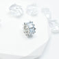 Brass Cubic Zirconia Spacer Beads 9/11mm Crystal-Studded 10pcs 3