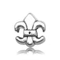 Plant Series Metal Beads Large Hole Antique Silver Tone 30pcs 7