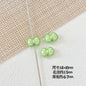 Heart and Rabbit Metal Beads Polka Dot Painted Alloy 10pcs 16