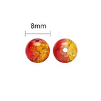 Crackle Round Glass Beads 8mm Colorful Mixed 2boxes 400pcs 2