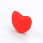 Heart Shaped Silicone Beads 21x30mm Soft Matte Finish 20pcs 7