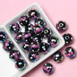 Hand Painted Bear Acrylic Beads 16mm Glossy Single Piece 8