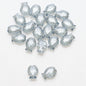Electroplated Fish Glass Beads 10x14mm Japanese Style Perforated 30pcs 9