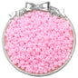 Frosted Abacus Glass Beads 3x6mm Pastel Matte Finish 70pcs 14