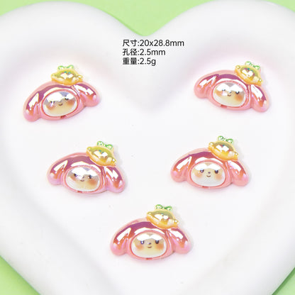 Fruit Sanrio Series Resin Beads Playful Iridescent 20pcs 8
