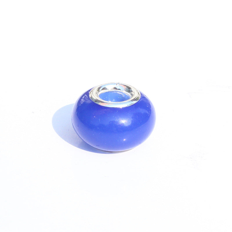 Acrylic Round Spacer Beads 14mm Glow In The Dark Dyed 8