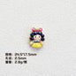 Disney Princess Series Vertical Hole Resin Beads Chibi Style 20pcs 6