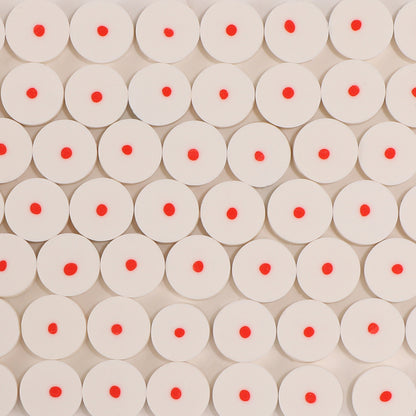 Flat Clay Beads 9mm Billiards Series Colorful Pool Ball 100pcs 21