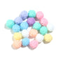 Macaron Acrylic Beads Mixed Shapes Pastel Colors 100pcs 25