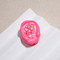 Hand Painted Oval Bouquet Acrylic Beads 28mm Colorful Floral 10pcs 6