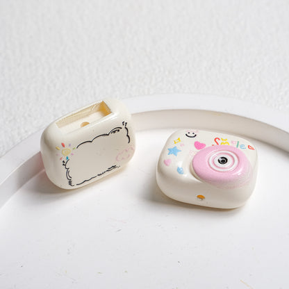 Polaroid Square Acrylic Beads 25mm Mini Camera Designs 10pcs 11