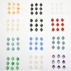 Czech Glass Beads Sunflower Leaf 16 x 23mm Multicolor Petal 20pcs 3