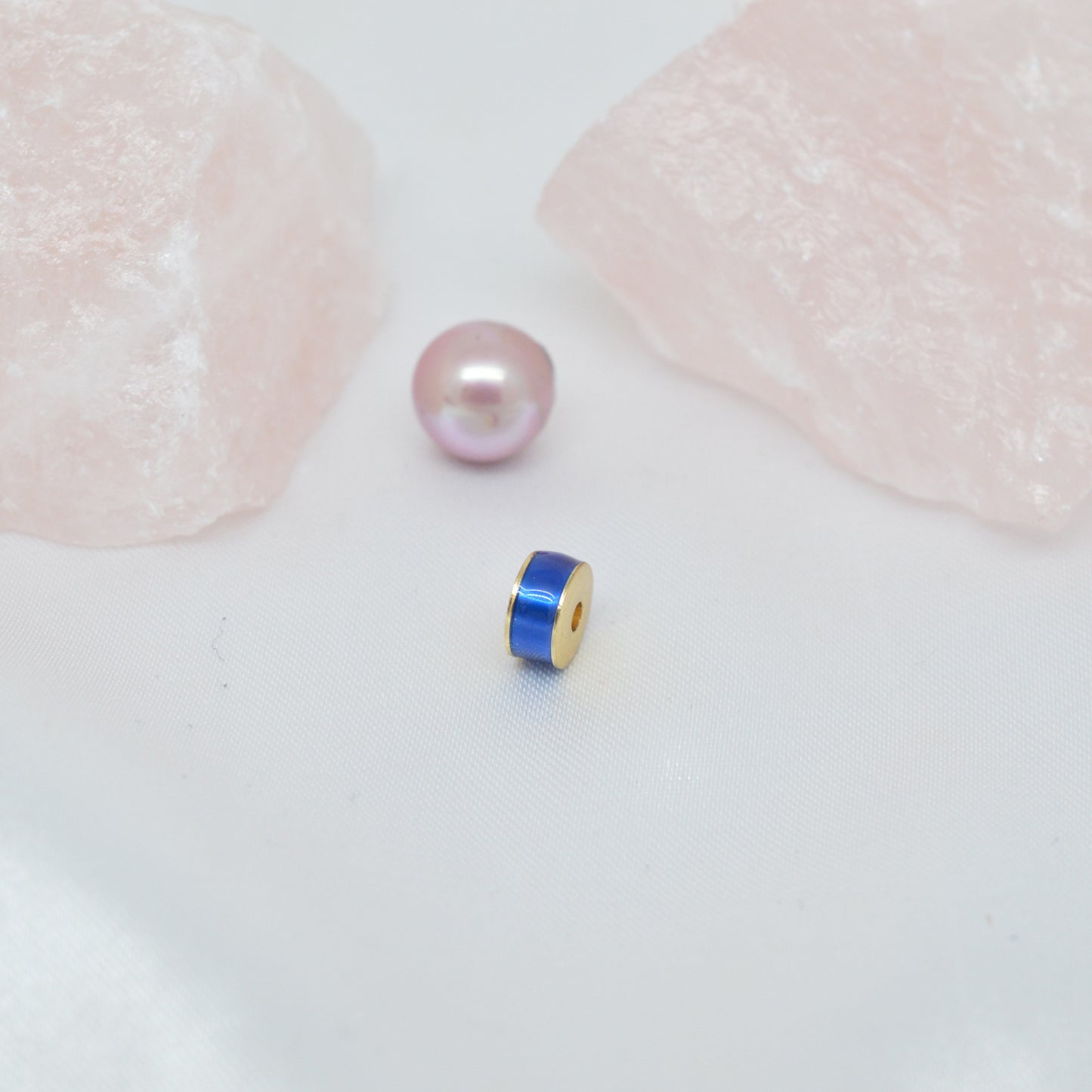 Brass Round Spacer Beads 6mm Colorful Enamel 10pcs 8