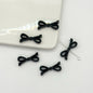 Eight Character Shaped Bow Tie Metal Beads 10*22mm Baking Painted 10pcs 16