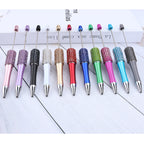 Beadable Pen Rhinestone Studded Metallic Colorful 1.0 mm Tip