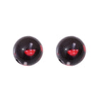 Japanese Vintage Showa Printed Resin Beads 10/12mm Glossy Floral 15pcs 5
