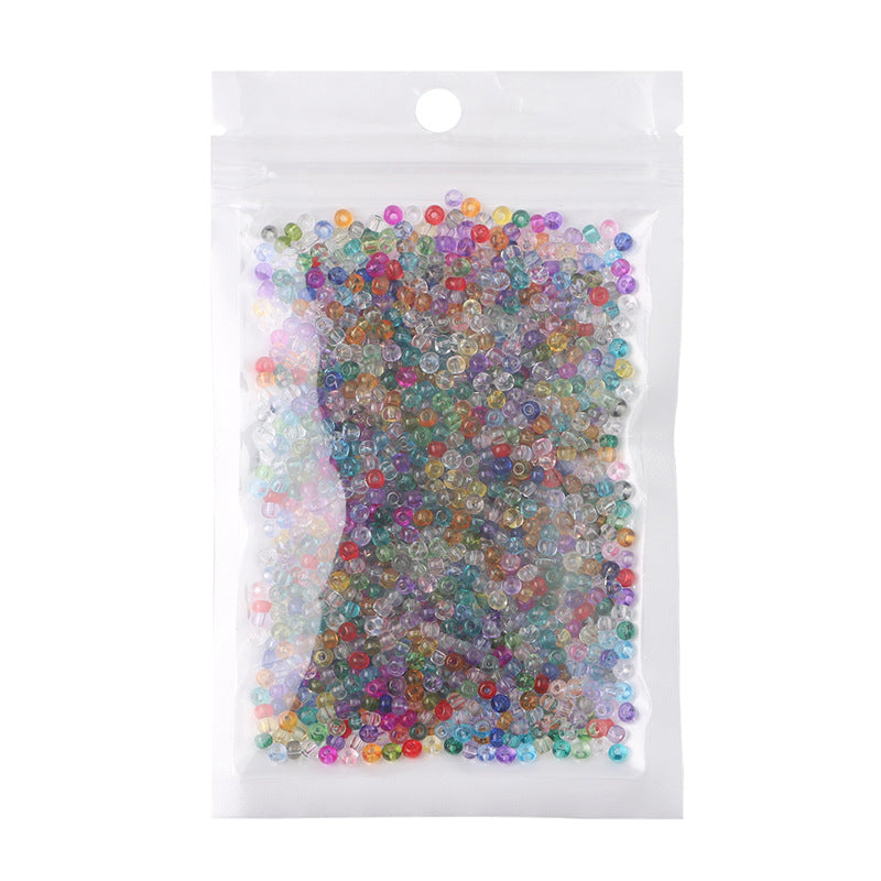 Transparent Seed Glass Beads 2mm Glossy Rainbow Colors 660pcs 2