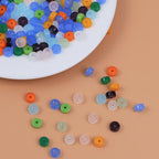 Glass Cylindrical Spacer Beads 6mm Mini 100pcs 2