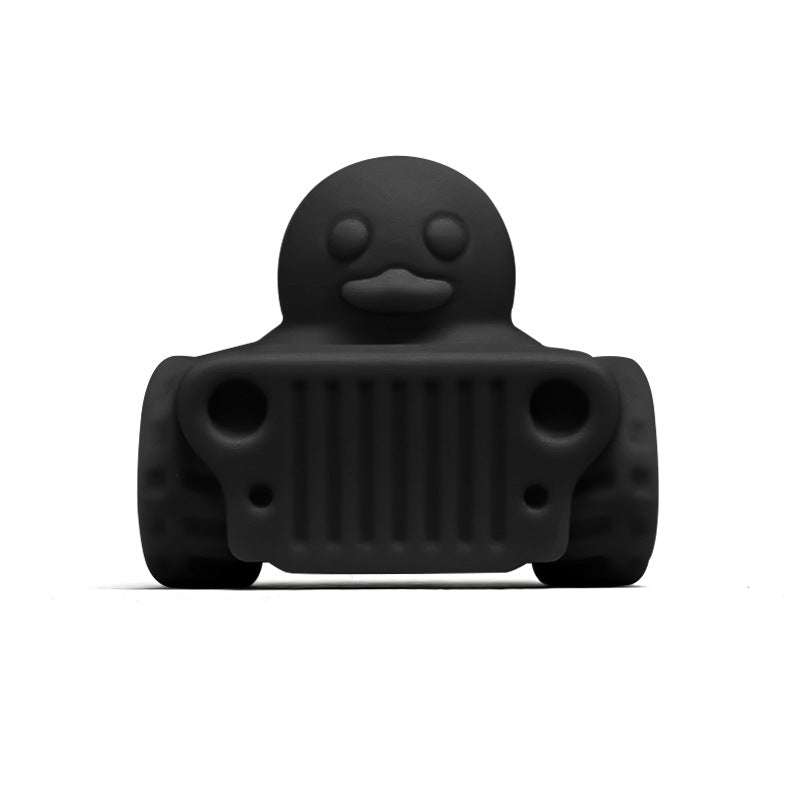 Silicone 3D Focal Beads Tank Duck Sitting in Tank 20pcs 7