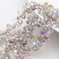Crystal Teardrop Czech Glass Beads 6 9mm Iridescent Colors 100pcs 17