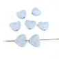 Glossy Painted Lace Heart Acrylic Beads 18mm Colorful Pastel 50pcs 9