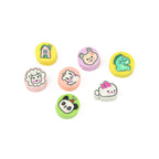 Flat Clay Beads 9mm Cute Animal Series Pastel Colors 100pcs 5