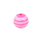 Cartoon Round Acrylic Beads 14mm Striped Complementary Colors 50pcs 8