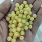 Jelly Sense Resin Beads 8mm Translucent Frosted Colorful 20pcs 20