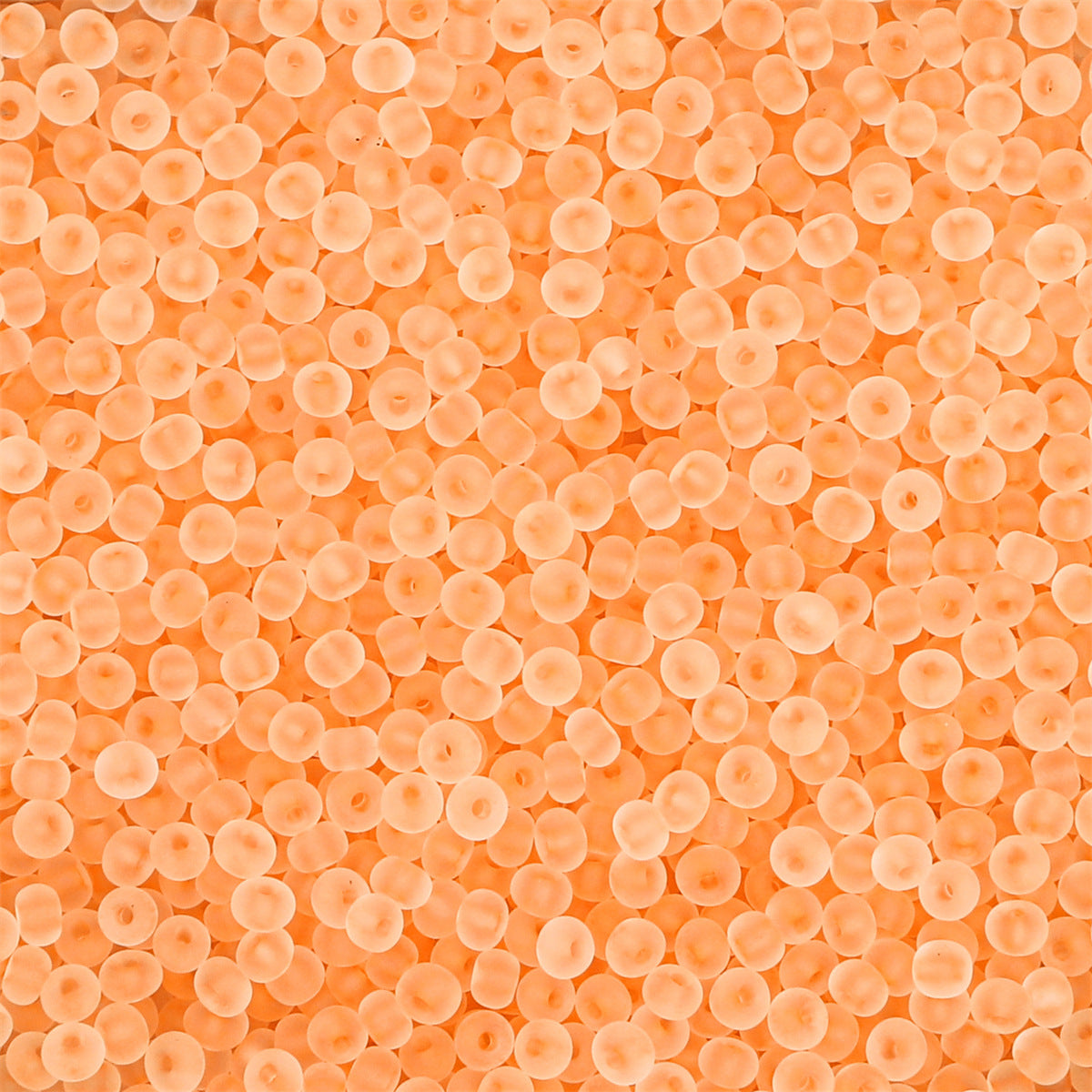 Transparent Frosted Seed Glass Beads 2mm with 1mm Hole 660pcs 16