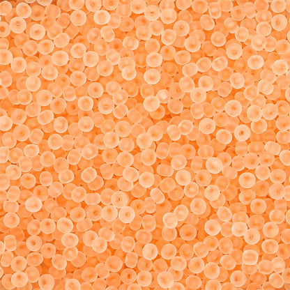 Transparent Frosted Seed Glass Beads 2mm with 1mm Hole 660pcs 16